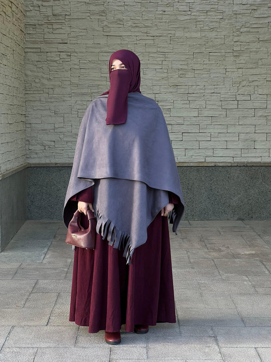 Poncho Cape leen - لين