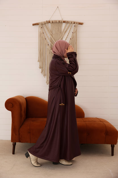 Siwar Leather Coat - سِوار