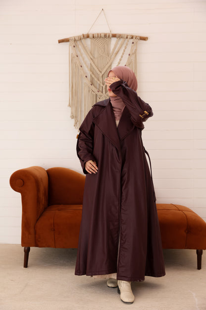 Siwar Leather Coat - سِوار
