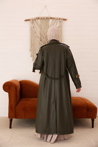 Siwar Leather Coat - سِوار