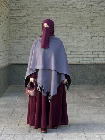 Poncho Cape leen - لين