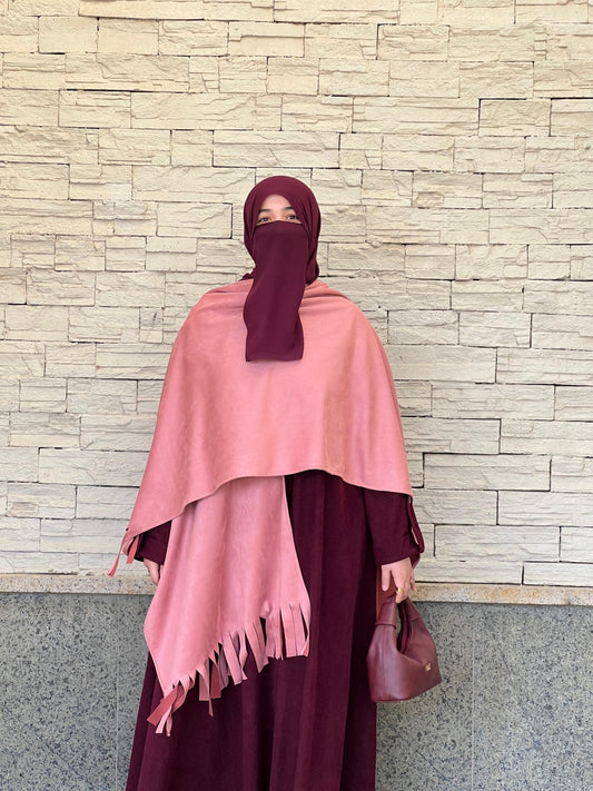 Poncho Cape leen - لين