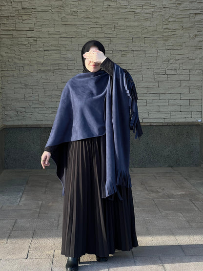 Poncho Cape leen - لين